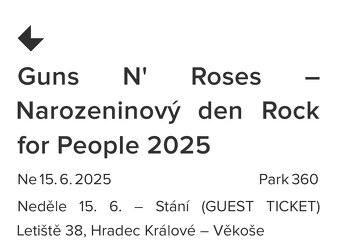 Rock for People 4+ Guns N' Roses - 2