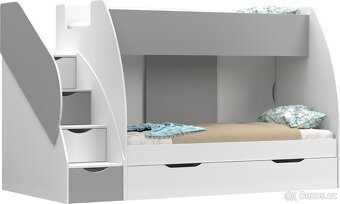 Prodám dětskou patrovou postel s úložným prostorem - 2