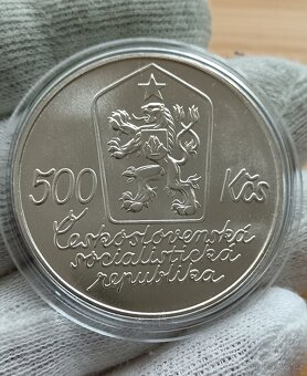 Stříbrná pamětní mince Československa 500kčs Josef Lada 1987 - 2