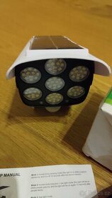 Solární světlo Pohybový senzor Maketa kamery - 2