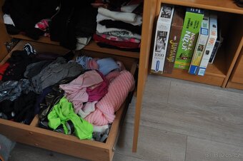 2ks šatní skříň olše - lamino - 2