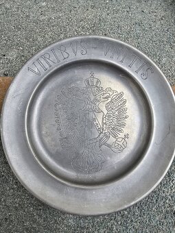 KRASNY PATRIOTICKY TALIŘ S ORLICÍ RAKOUSKO UHERSKO - 2