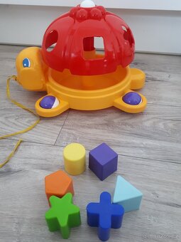 Vkládačka pro děti-želva, dětská hračka - 2