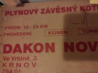 Plynový kotel DAKON DUA B - 2