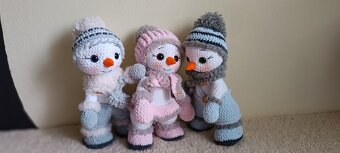 Háčkovaný sněhulák - 2