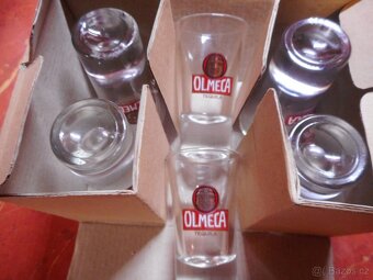 Panáky sklo Olmeca - 2