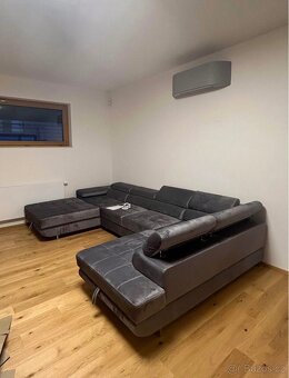 Sedací souprava do U, šedá - 2