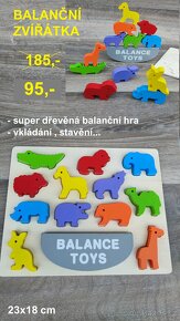 Dřevěné montessori hračky - VÝPRODEJ - 2