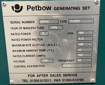 Generátor PETBOW CV403S - 2