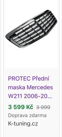 MB w211 facelift maska - 2