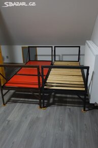 Palanda / postel / lůžko NÝTOVANÁ OCEL - 2