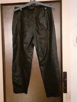 Kožené kalhoty Zara, XL - 2