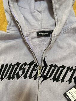 full zip mikina wasted paris - 2