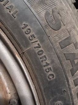 VW T4 ZIMNÍ KOLA 195/70R15C - 2