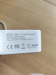 Nabíječka pro Apple Macbook Type C 65w original - 2