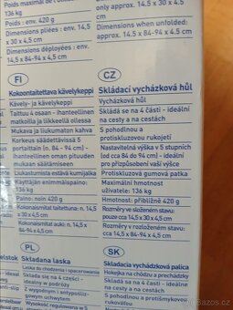 Skládací vycházková hůl - 2