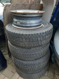 Ford Transit 2x sada kol , plechové disky včetně pneu - 2