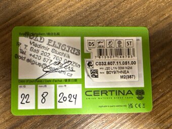 Hodinky CERTINA DS Action C032.607.11.051.00 - 2