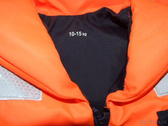 dětská vodácká vesta s límcem do 15kg, výtlak 30N; zánovní - 2