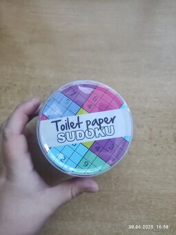 Sudoku toaletní papír - 2