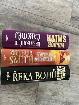 Wilbur Smith - řeka bohů, triumf slunce… cena celek - 2