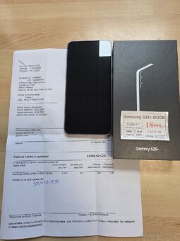 Samsung S25+ 256GB záruka 3.2.2027 O2 - 2
