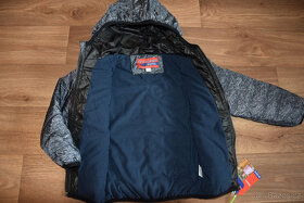 Chlap. šusťáková BUNDA s fleesem vel.98/104 NOVÁ 2.jakost - - 2