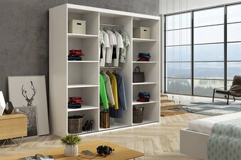 VELKÁ ŠATNÍ SKŘÍŇ DUB SONOMA - 2