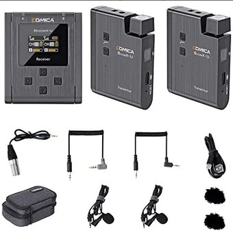 Comica BoomX-U U2 - bezdrátový mikrofon na video, mikroporty - 2