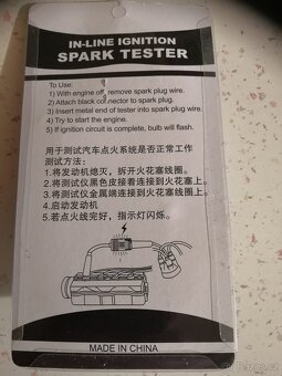 Tester zapalovacích svíček- do kabelu - 2