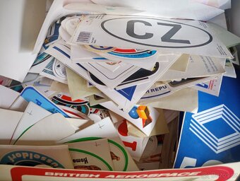 Sbírka samolepek - 2