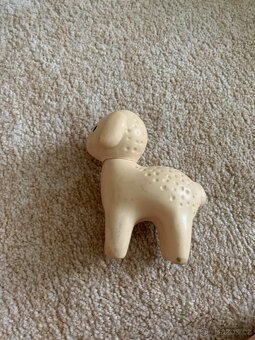 Gumová hračka - ovečka + vláček - 2