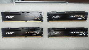 2X HyperX Fury Black 8GB (2x4GB) DDR3 1866 CL10 - 2