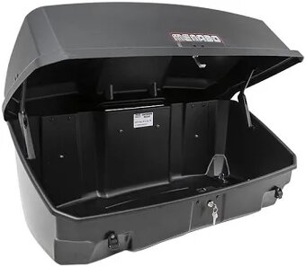 Nový černý box Menabo Mizarna na nosič kol na tažné Alcor - 2