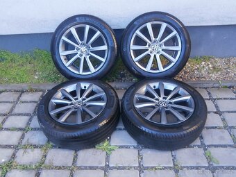 LETNÍ ALU KOLA 5X112 215 55 17 VW ORIGINÁL - 2