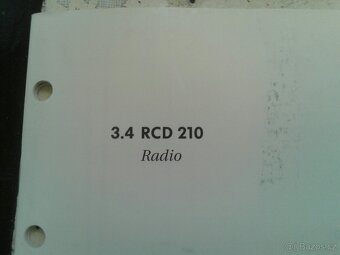 Orig.rádio VW RCD 210 - 2