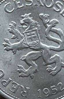 5kčs 1952 vzácný ročník Dural - 2