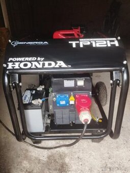 Elektro centrála Honda TP12H AVR s podvozkem - 2