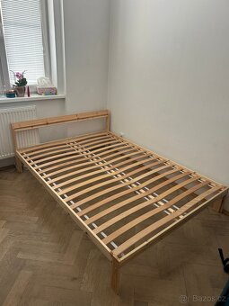 postel NEIDEN s rošty a matrací-140x200 - 2