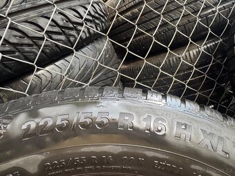 4x pneumatiky s disky5×112 225/55R16 M+S 70% - 2