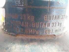 Tlaková láhev na Propan butan - 2