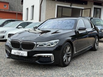 BMW 740XD 2018 M-PACKET / NAPPA / B&W / TAŽNÉ / LASER / TOP - 2