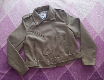 Béžová biker bunda vel. XXL - N.O.V.Á s visačkou - 2