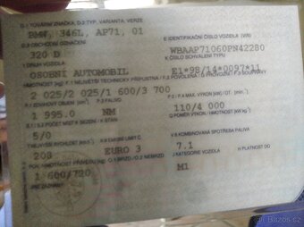 BMW e46 320d 110 kW - 2