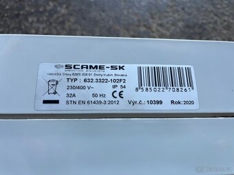 stavebni rozvadeč SCAME 632.3322-102F2 - 2