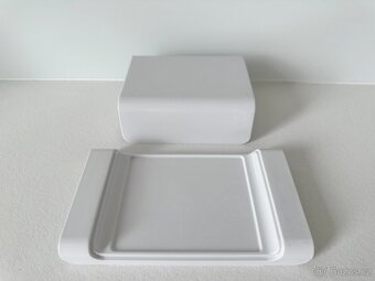 bílá plastová dóza na máslo - 2