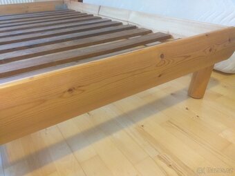 Postel manželská 180x200 dřevěné - 2