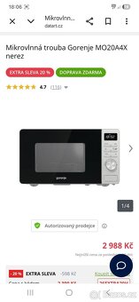 Mikrovlnná trouba Gorenje - 2