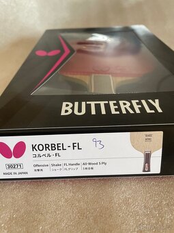 Zánovní pálka na stolní tenis Butterfly Petr Korbel - 2
