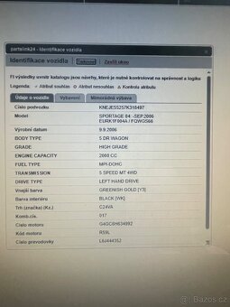 Kia sporatage 2.0 - 2
